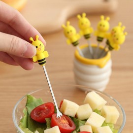 Mini fourchette apéro en forme d'abeille