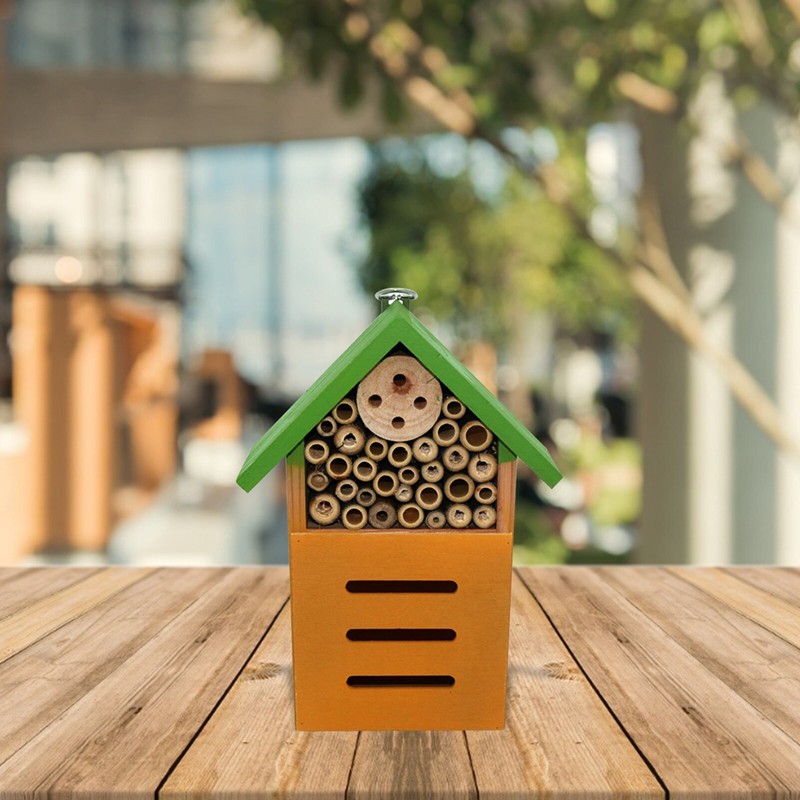Nid D'abeilles En Bois, Maison En Forme D'insecte Et De Papillon, Outil De  Décoration Pour Le Jardin, Nid D'abeilles En Bois - Ruches - AliExpress