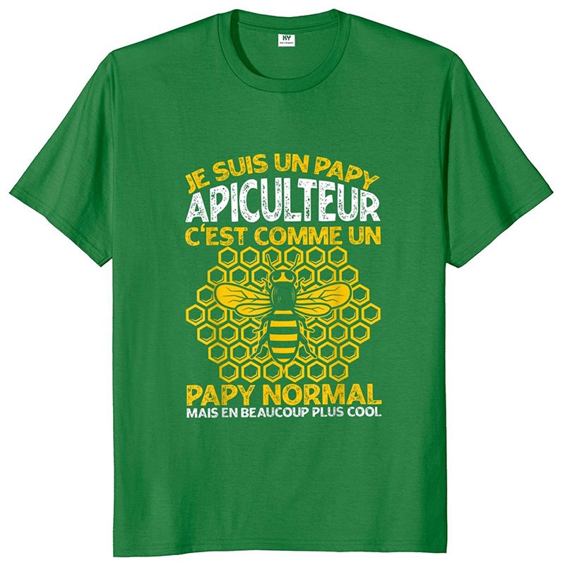 T-shirt Vintage Apiculteur Papy Apiculteur vert
