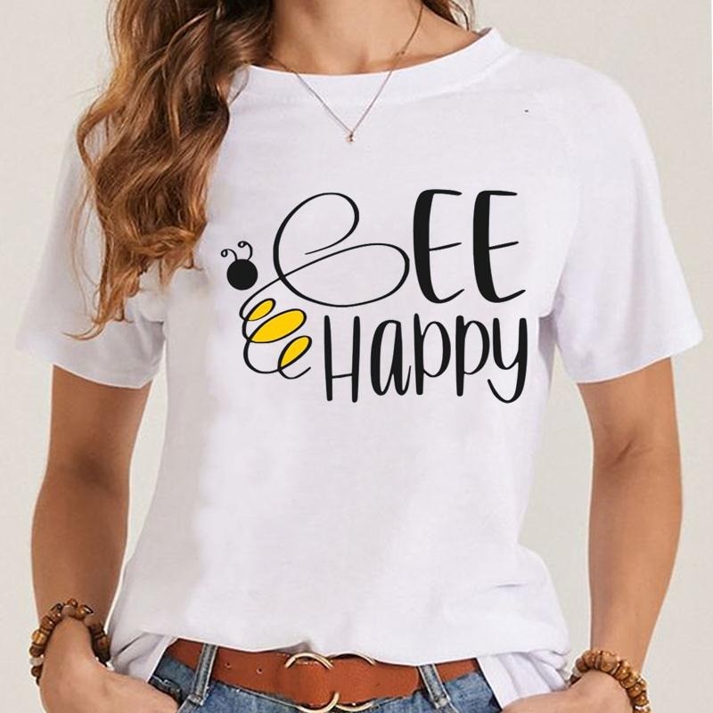 T-shirt manches courtes femme BEE HAPPY