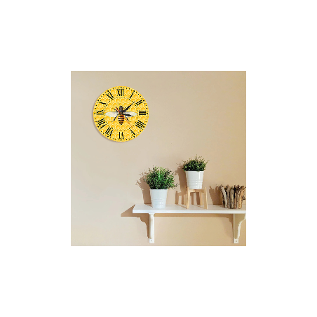 Horloge murale  abeille sans cadre