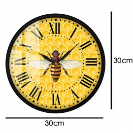 Horloge murale abeille Avec cadre dimensions