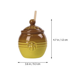 Dimensions Jarre à miel en céramique