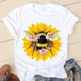 T-shirt basique abeille esthétique