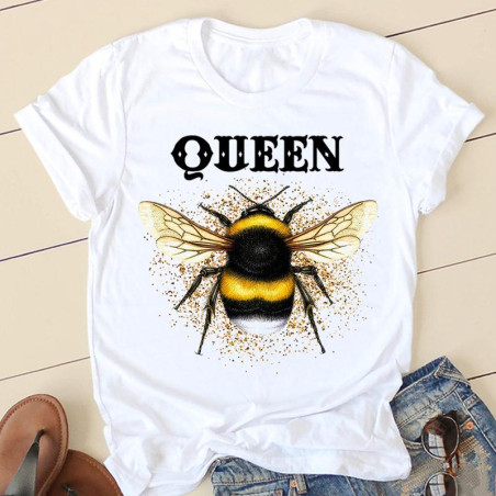 T-shirt basique abeille monarchique