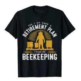 T-shirt I do have a retirement plan : beekeeping ! - NOIR