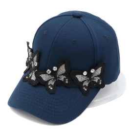 Casquette Papillon avec Grand Papillons 3D - Couleur Bleu