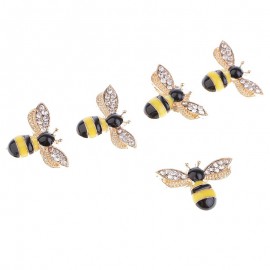 Décorations de Scrapbooking en forme d'abeille - 5 pièces