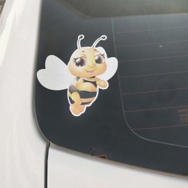 Autocollant abeille volante
