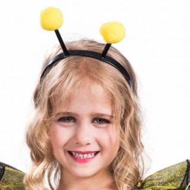 robe costume à ailes d'abeille jaune serrre tete antenne abeille